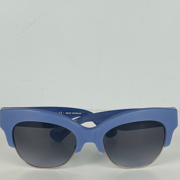 KATE SPADE BLUE CAT-EYE SUNGLASSES - Picture 4 of 14
